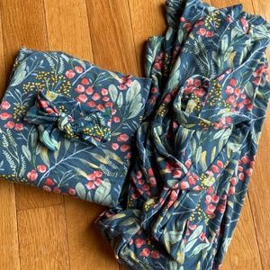 Milkmaid Goods swaddle, bow, and robe set - M